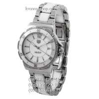 Tag Heuer Formula 1 Steel-Ceramic-Diamonds Silver-White/White