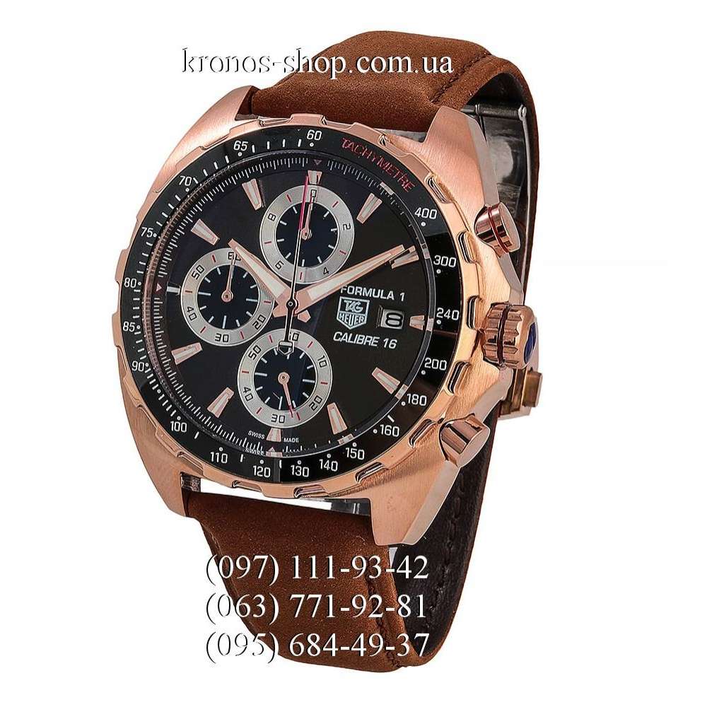 Tag Heuer Formula 1 Calibre 16 Brown Gold Black Black