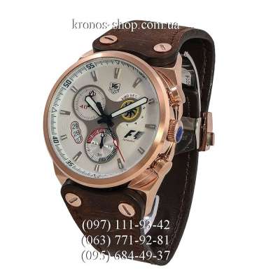 TAG Heuer Formula 1 Racing Chrono Brown/Gold/White