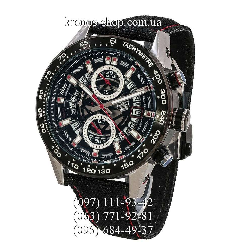 TAG Heuer Carrera Calibre Heuer 01 Black Silver Black Red Kronos