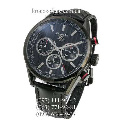 TAG Heuer Carrera Calibre 1969 Limited Edition Leather All Black
