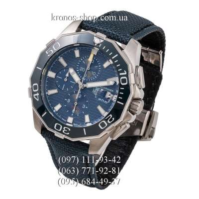 Tag Heuer Aquaracer Chrono Calibre 5 Blue/Silver/Blue