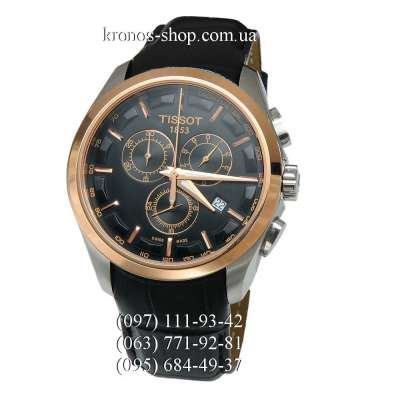 Tissot T-Classic Couturier Chronograph Black/Gold/Black