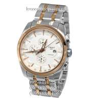 Tissot T-Classic Couturier Automatic Steel Silver-Gold/Gold/White