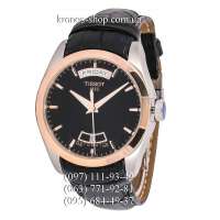Tissot T-Classic Couturier Automatic Date-Weekday Silver-Gold/Black