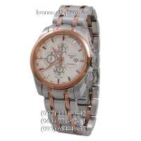 Tissot T-Classic Couturier Chronograph Steel Alt Silver-Gold/Gold/White