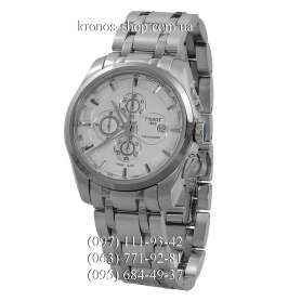 Tissot T-Classic Couturier Chronograph Steel Alt Silver/White