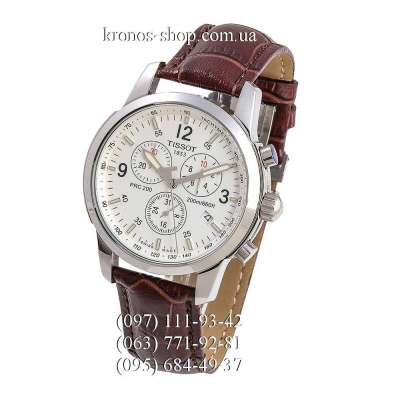 Tissot T-Sport PRC 200 Chronograph Brown/Silver/White