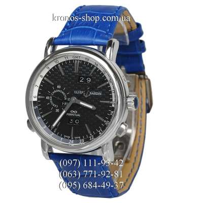 Ulysse Nardin Classic GMT Perpetual Blue/Silver/Black