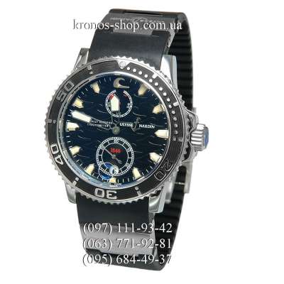 Ulysse Nardin Marine Black Surf Black/Silver-Black/Black