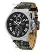 Ulysse Nardin Marine Chronometer Leather Black/Silver/Black