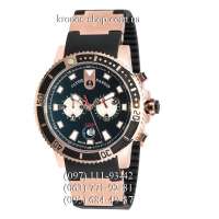 Ulysse Nardin Maxi Marine Diver Chronograph Black/Gold/Black