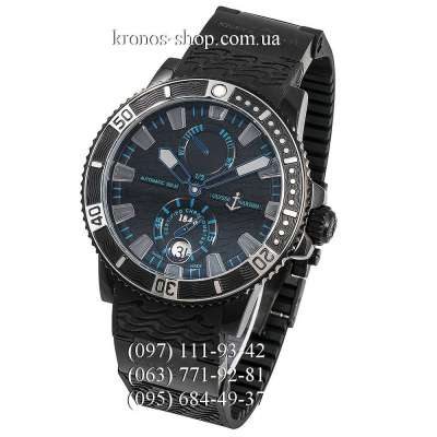 Ulysse Nardin Maxi Marine Diver Chronometer All Black-Blue