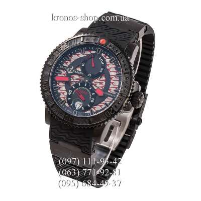 Ulysse Nardin Diver Black Sea All Black-Red