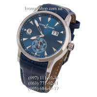 Ulysse Nardin Classic Dual Time Manufacture Blue/Silver/Blue