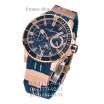 Ulysse Nardin Diver Chronograph Hammerhead Shark Blue/Gold/Blue-White