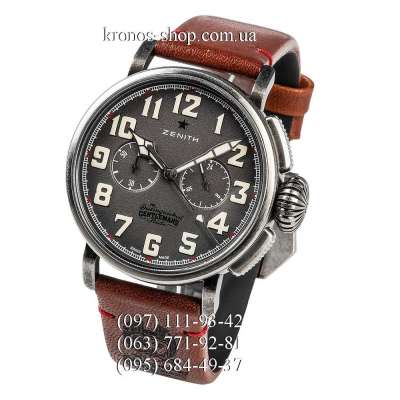 Zenith Pilot Ton-up DGR Special Edition Brown/Silver/Grey