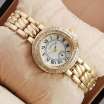 Cartier crystal Gold/White