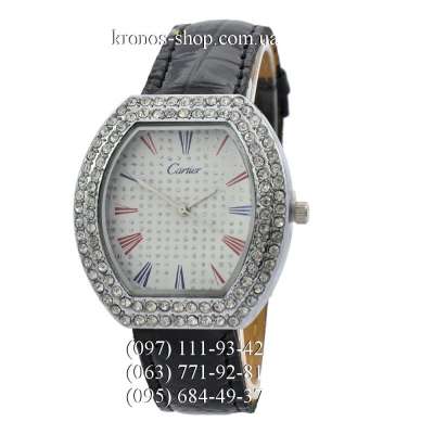 Cartier Full Pave Crystals Black/Silver/Black-Blue-Red