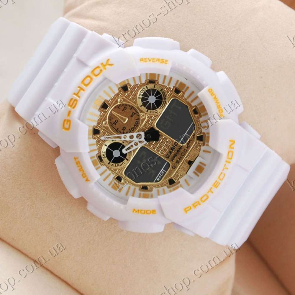 G shock white gold shop