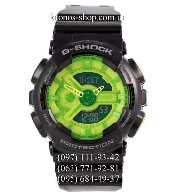 Casio G-Shock GA-110 Black/Light green/Green