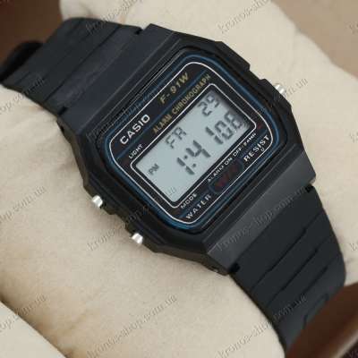 Casio F-91W Water Resist Black