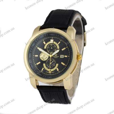 Casio Edifice Black/Gold/Black