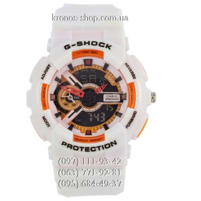 Casio G-Shock GA-110 White-Orange