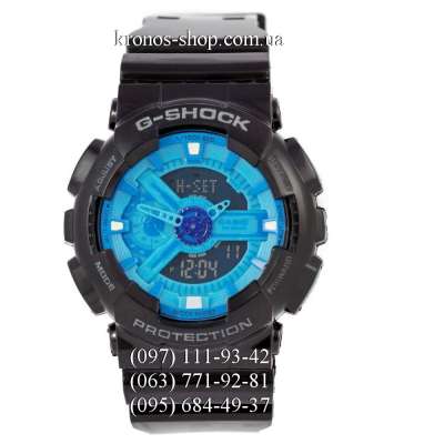 Casio G-Shock GA-110 Black/Light Blue