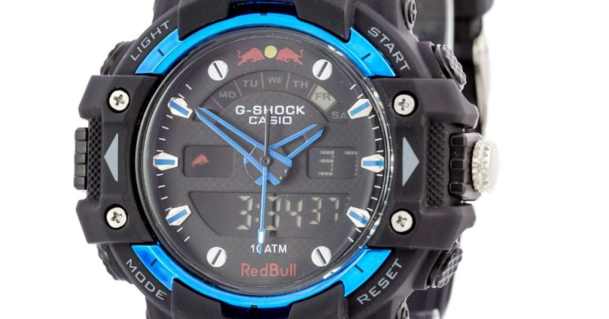 Часы Casio G-Shock Red Bull Black/Blue (DELETED) копия