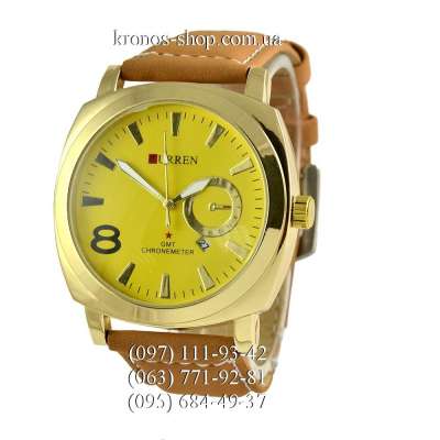 Curren Military 8139 Brown/Gold/Gold