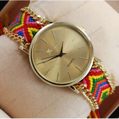 Geneva Quartz Red/Gold