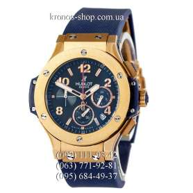 Hublot Big Bang Chronograph Gold Blue/Gold/Blue-Red