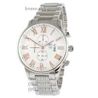 IWC Chronograph Steel Silver/White-Orange