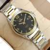 Omega quartz 8266-1 Silver-gold/Black