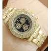 Rolex Full Pave All Gold/Black-Gold