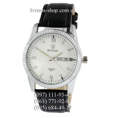 Rolex 8288-3 Date Black/Silver/White