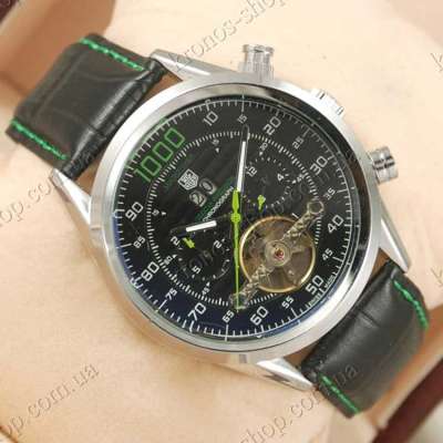 TAG Heuer Carrera Mikrotimer Flying 1000 Black/Silver/Black-Green