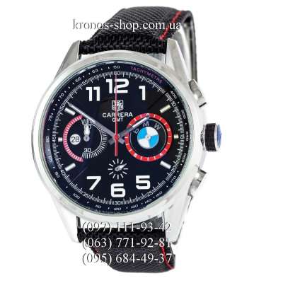 Tag Heuer Carrera BMW Chronograph Black/Silver/Black-Red