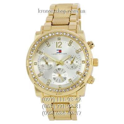 Tommy Hilfiger Steel Women Classic Chronograph Gold/White