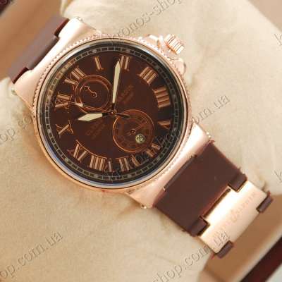 Ulysse Nardin Marine Quartz Brown/Gold/Brown