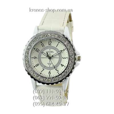 Chanel 8338 Quartz Diamonds All White