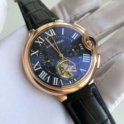 Cartier Ballon Bleu de Cartier Tourbillon Black/Gold