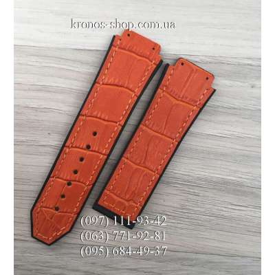 Ремешок для часов Hublot Leather Pattern Ginger (25х22 мм)