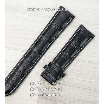 Ремешок для часов Longines Classic Black-White (22х18 мм)