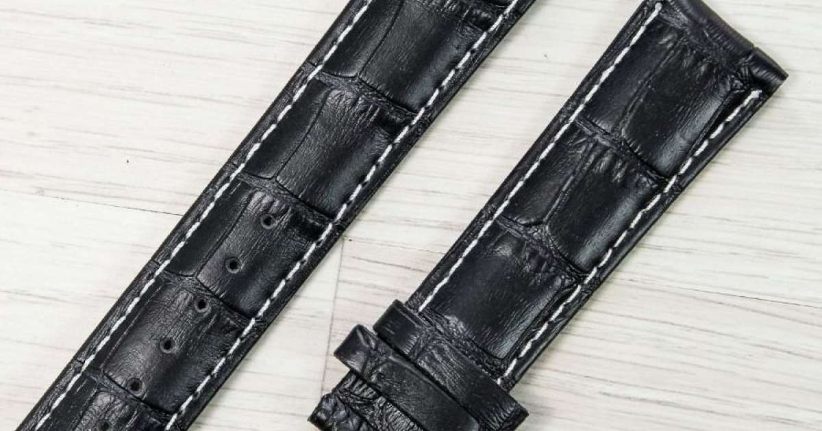 Ремешок для часов Longines Classic Black-White (20х18 мм) купить в ...