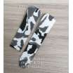Ремешок для часов Hublot Camouflage White/Black (25х22 мм)