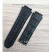 Ремешок для часов Hublot Leather Pattern Black-Green (25х22 мм)