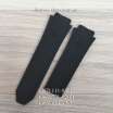 Ремешок для часов Hublot Leather Pattern Black-Green (25х22 мм)