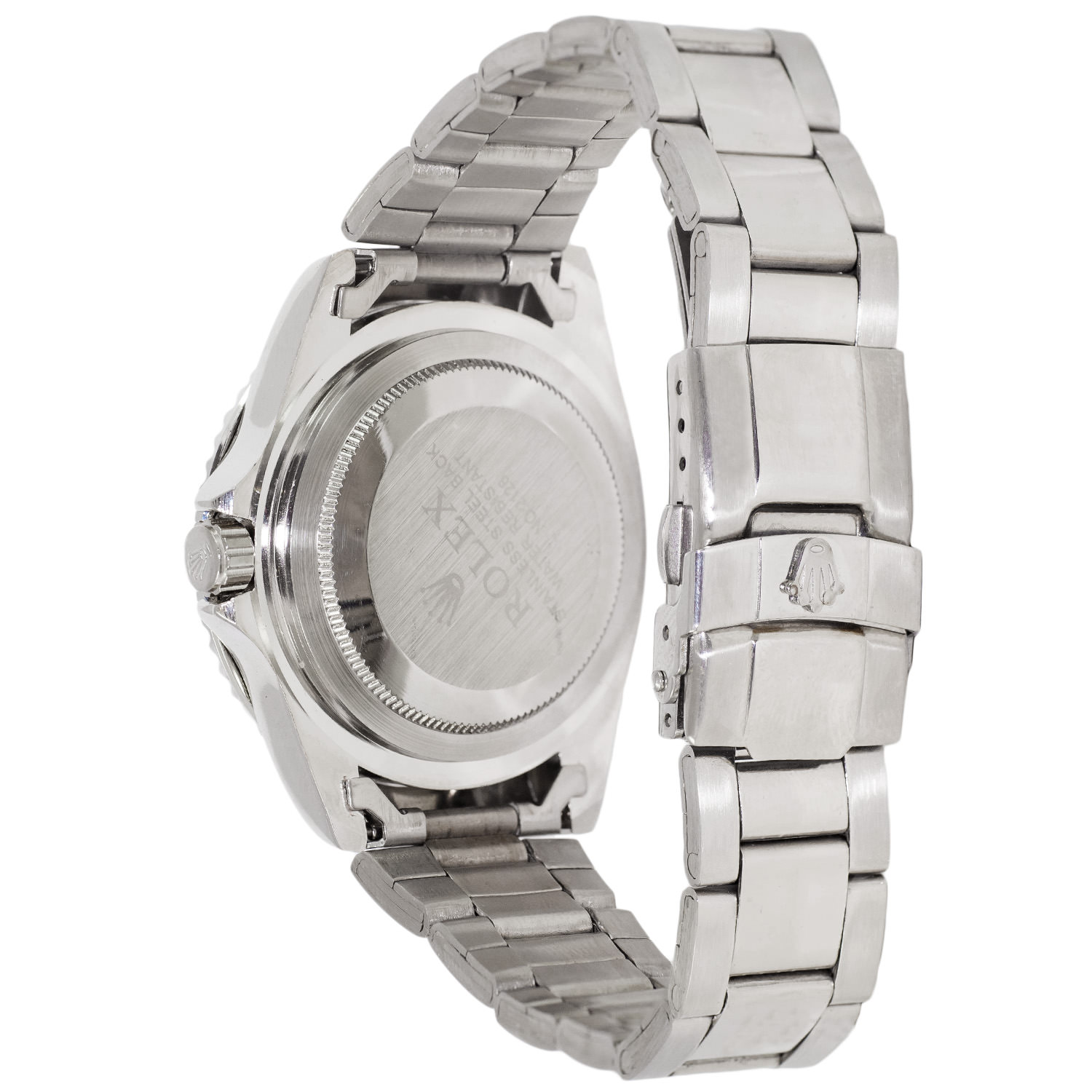 Rolex stainless steel back water resistant no 2025 2128